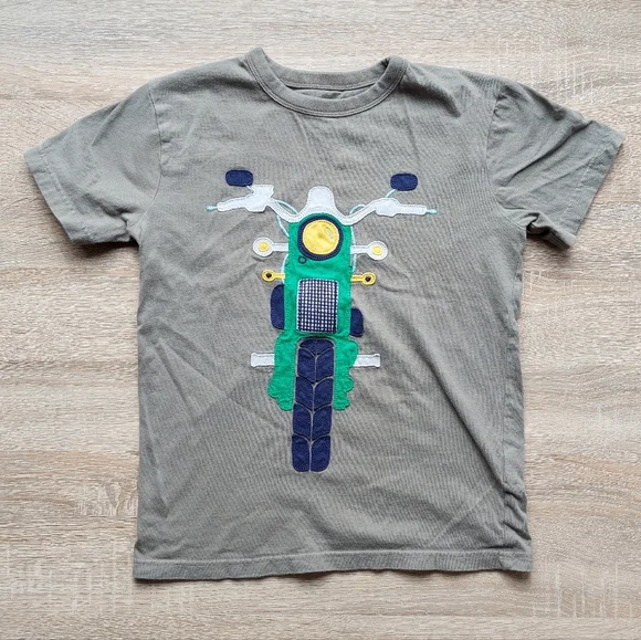 2012 nwot/ln Mini Boden motorcycle tee 7-8 years. - Picture 3 of 10